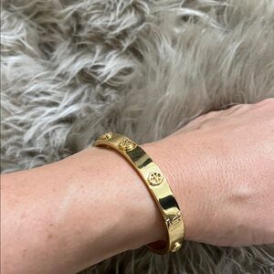 Tory Burch Gold Bangle Bracelet